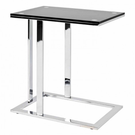 Table d'Appoint Design "Henia" 58cm Noir|Table Basse|Paris Prix