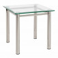 Table d'Appoint Design "Fygas" 60cm Argent|Table Basse|Paris Prix