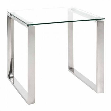Table d'Appoint Design "Hytin" 55cm Argent|Table Basse|Paris Prix