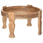 Table d'Appoint en Bois "Gypsy" 75cm Naturel|Table Basse|Paris Prix