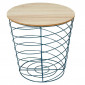 Table d'Appoint Design "Cyclone" 40cm Bleu|Table Basse|Paris Prix