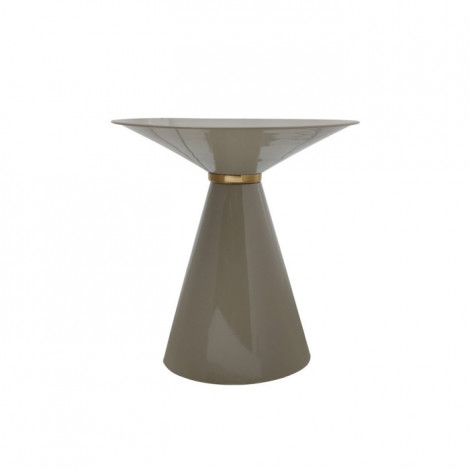 Table d'Appoint Design "Pina" 46cm Taupe|Table Basse|Paris Prix