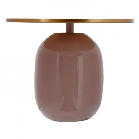 Table d'Appoint Design "Lucile" 51cm Vieux Rose|Table Basse|Paris Prix