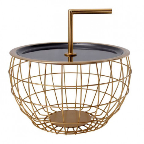 Table d'Appoint Design "Jouy" 38cm Noir|Table Basse|Paris Prix