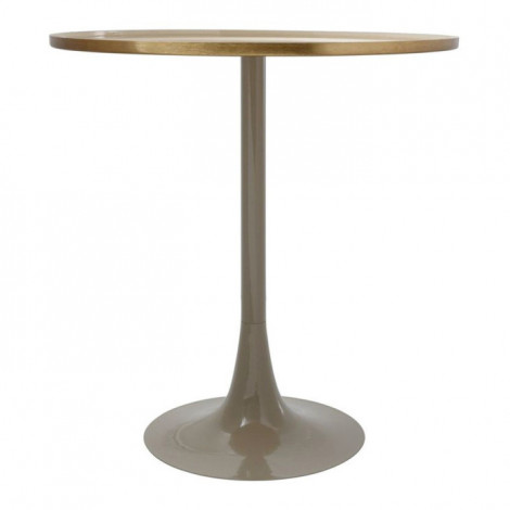 Table d'Appoint Design "Tami" 51cm Ivoire & Taupe|Table Basse|Paris Prix