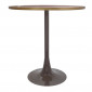 Table d'Appoint Design "Tami" 51cm Vieux Rose & Gris|Table Basse|Paris Prix