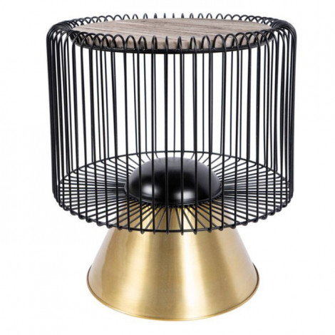 Table d'Appoint Design "Malibu" 56cm Marron|Table Basse|Paris Prix