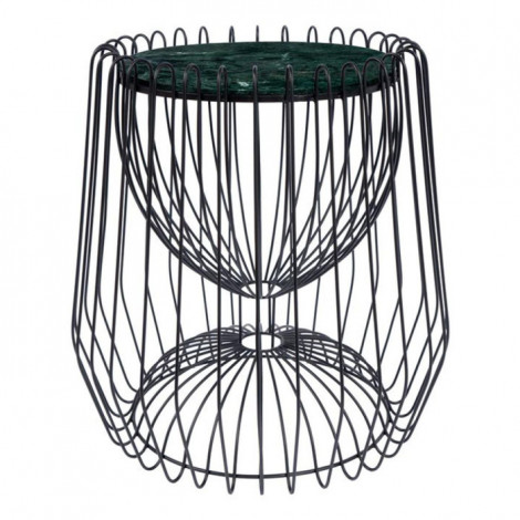 Table d'Appoint Design "Malibu" 51cm Vert|Table Basse|Paris Prix