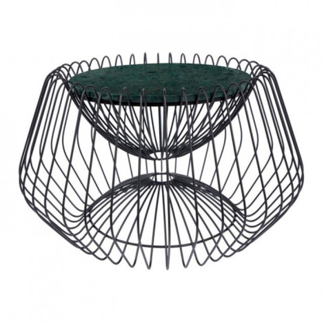 Table d'Appoint Design "Malibu" 60cm Vert|Table Basse|Paris Prix