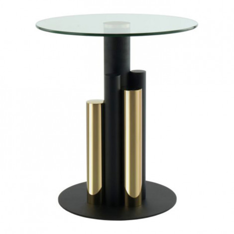 Table d'Appoint Design "Paula" 50cm Or|Table Basse|Paris Prix