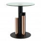 Table d'Appoint Design "Paula" 50cm Rose|Table Basse|Paris Prix