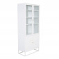 Vaisselier 4 Portes "Bakal" 190cm Blanc|Vaisselier|Paris Prix