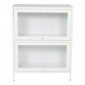 Vitrine 2 Portes "Bakal" 100cm Blanc|Vaisselier|Paris Prix
