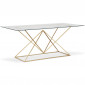 Table de Repas Design "Sonwya" 177cm Or|Table|Paris Prix