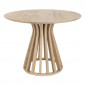 Table de Repas en Bois "Connie" 110cm Naturel|Table|Paris Prix
