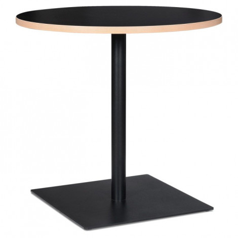 Table de Repas Design "Polanzia" 80cm Noir|Table|Paris Prix