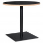 Table de Repas Design "Polanzia" 80cm Noir|Table|Paris Prix