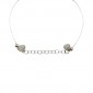 Bracelet perle de Tahiti sur câble