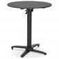 Table de Repas Pliable Design "Ludmila" 76cm Noir|Table|Paris Prix
