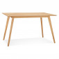 Table de Repas Scandinave "Gino" 120cm Naturel|Table|Paris Prix
