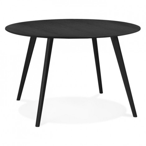 Table de Repas Design "Kyoto" 120cm Noir|Table|Paris Prix