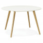 Table de Repas "Hanko" 120cm Blanc|Table|Paris Prix