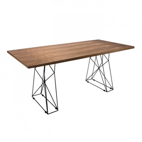 Table à Manger Design "Lamont" 200cm Marron|Table|Paris Prix