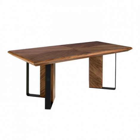 Table à Manger Design "Frances" 200cm Marron|Table|Paris Prix