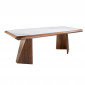 Table à Manger en Marbre "Calacatta" 220cm Blanc|Table|Paris Prix