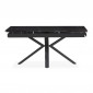 Table à Manger Extensible en Céramique "Hugo" 160-240cm Noir|Table|Paris Prix