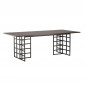 Table à Manger Design "Ystad" 220cm Marron|Table|Paris Prix