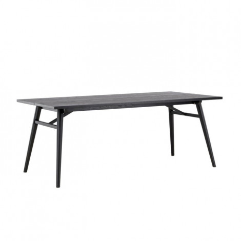 Table à Manger Design "Sleek" 195cm Noir|Table|Paris Prix