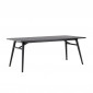 Table à Manger Design "Sleek" 195cm Noir|Table|Paris Prix