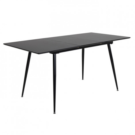 Table à Manger Extensible "Silar" 120-160cm Noir|Table|Paris Prix