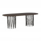 Table à Manger Design "Stone" 220cm Marron|Table|Paris Prix