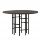 Table à Manger Ronde "Copenhagen" 115cm Marron|Table|Paris Prix