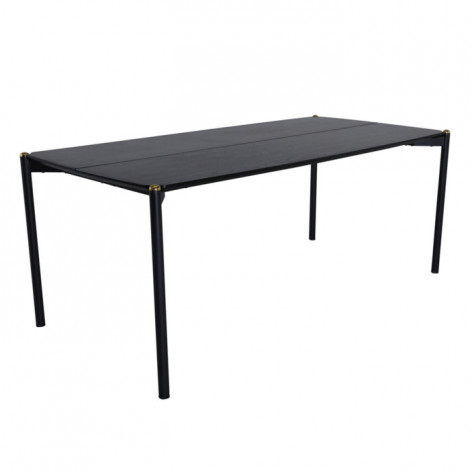 Table à Manger Design "Pelle" 190cm Noir|Table|Paris Prix