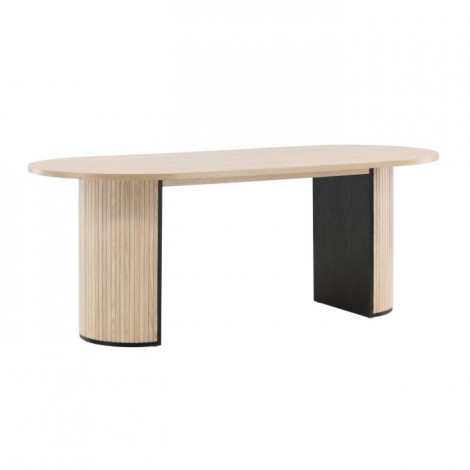 Table à Manger Ovale "Bianca" 200cm Naturel|Table|Paris Prix