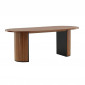 Table à Manger Ovale "Bianca" 200cm Noyer|Table|Paris Prix