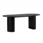 Table à Manger Ovale "Bianca" 200cm Noir|Table|Paris Prix