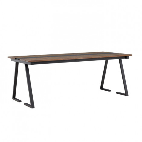Table à Manger en Teck "Jakarta" 200cm Marron|Table|Paris Prix