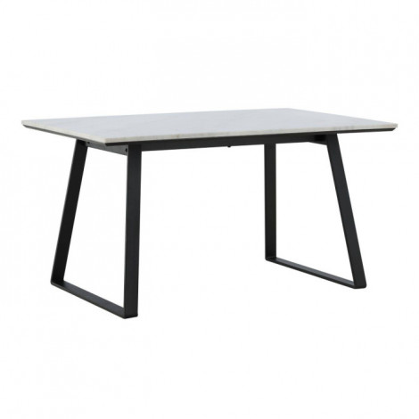Table à Manger en Marbre "Estelle" 140cm Blanc|Table|Paris Prix