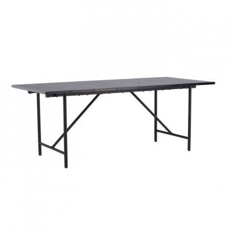Table à Manger Design "Astrid" 200cm Noir|Table|Paris Prix
