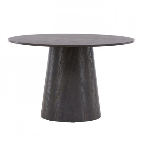 Table à Manger Ronde "Lanzo" 120cm Marron|Table|Paris Prix