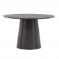 Table à Manger Ronde "Lanzo" 120cm Marron|Table|Paris Prix