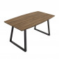 Table à Manger Extensible "Inca" 160-200cm Marron|Table|Paris Prix