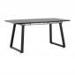 Table à Manger Extensible "Inca" 160-200cm Noir|Table|Paris Prix