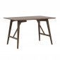 Table à Manger Design "Kaseidon" 120cm Marron|Table|Paris Prix