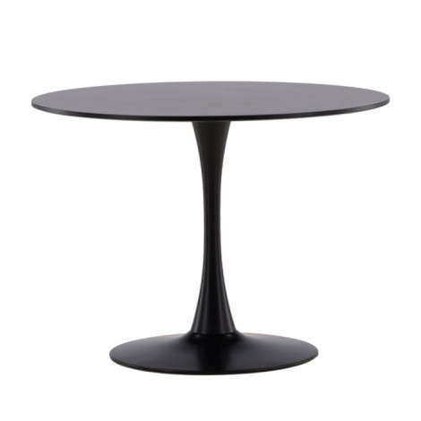 Table à Manger Ronde "Glade" 100cm Noir|Table|Paris Prix