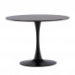 Table à Manger Ronde "Glade" 100cm Noir|Table|Paris Prix